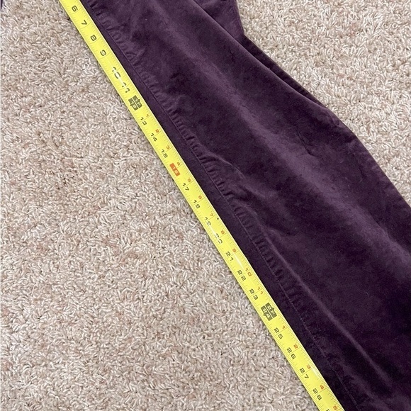 NYDJ LiftXTuck Technology Women’s Size 8 Velvet Dark Purple Straight Leg - Picture 12 of 13